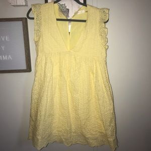 yellow romper dress